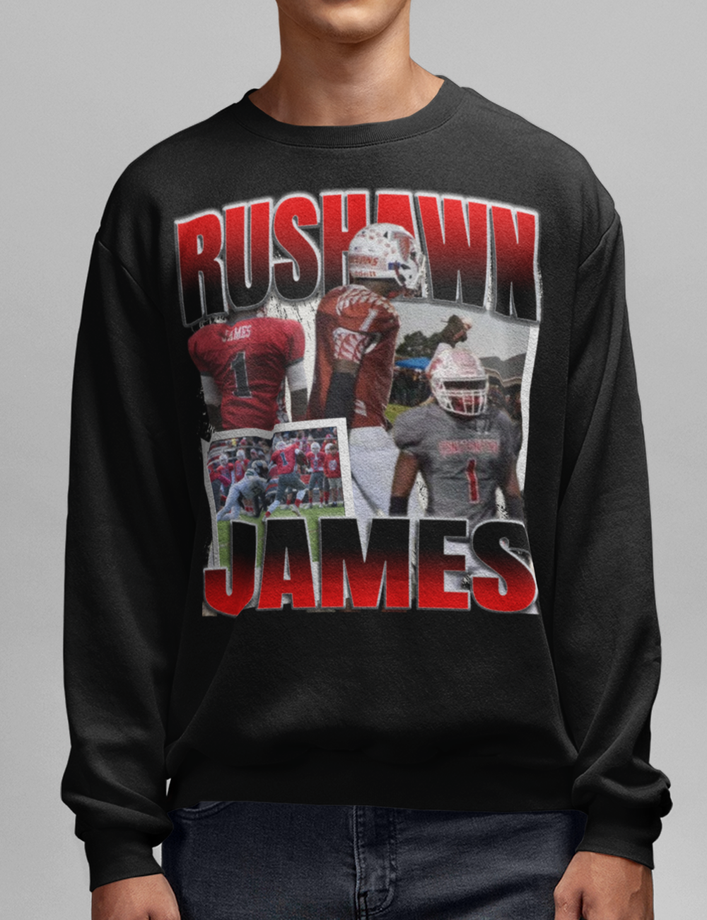 Rushawn James Graphic Crewneck