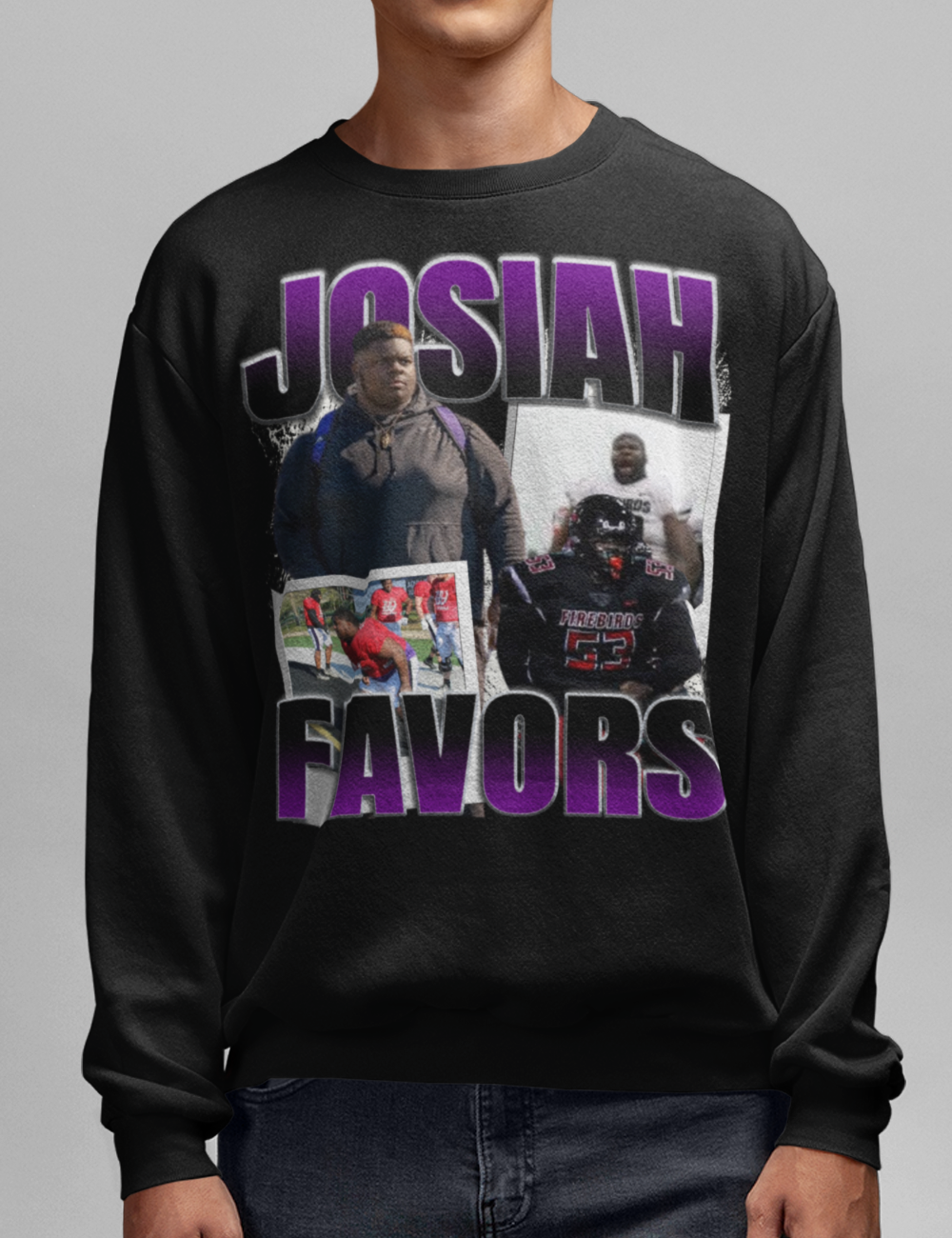 Josiah Favors Graphic Crewneck