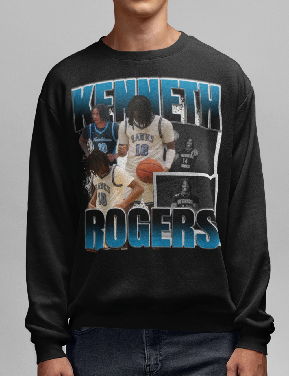 Kenneth Rogers Graphic Crewneck