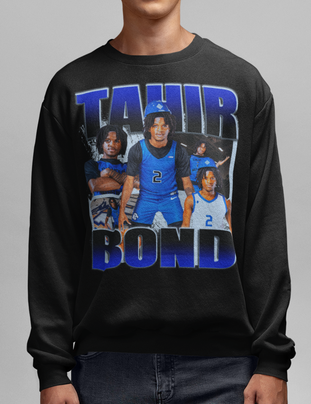 Tahir Bond Graphic Crewneck