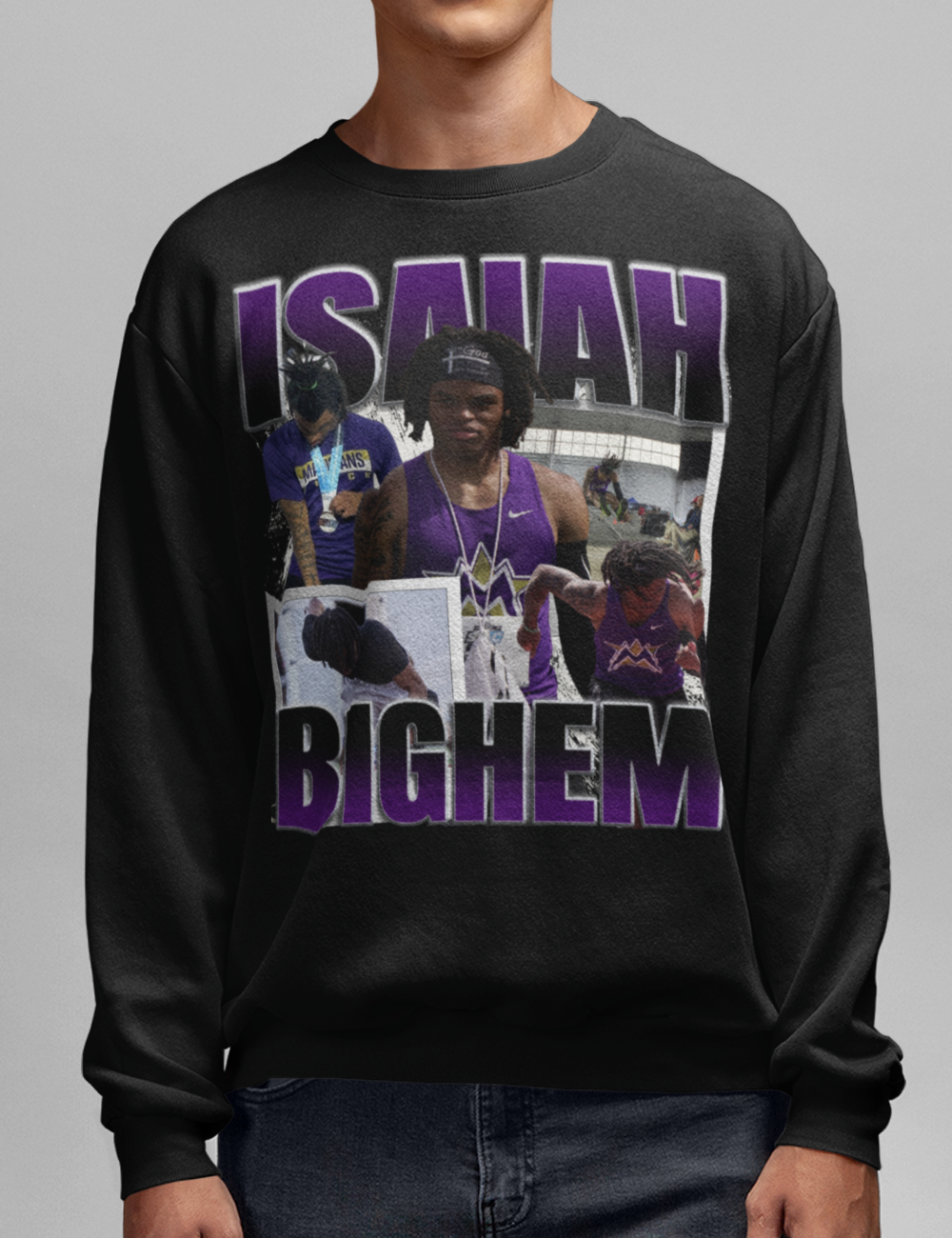 Isaiah Bighem Graphic Crewneck