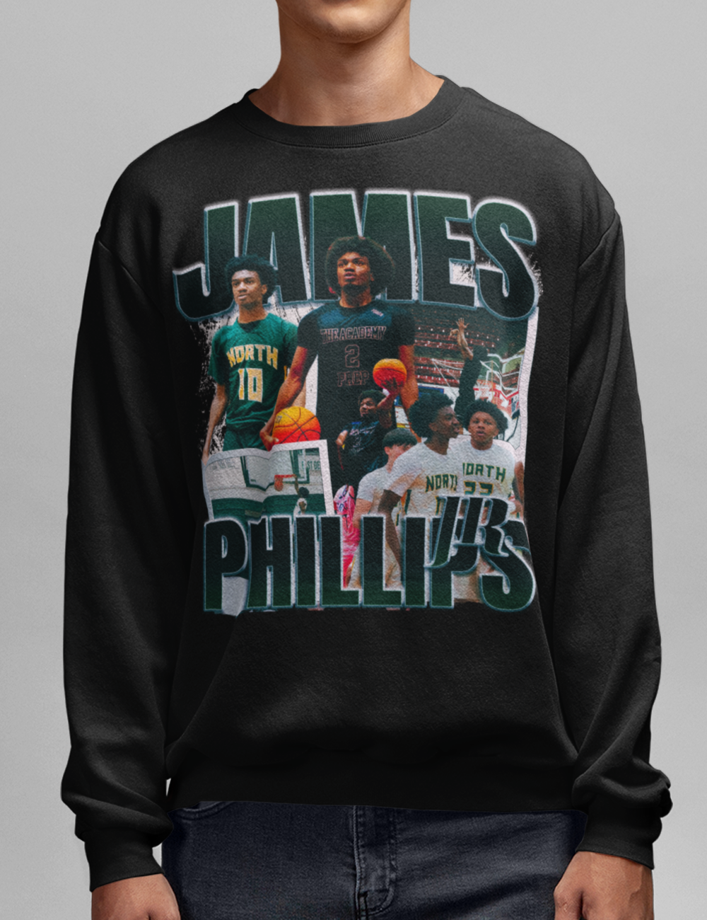 James Phillips Jr Graphic Crewneck