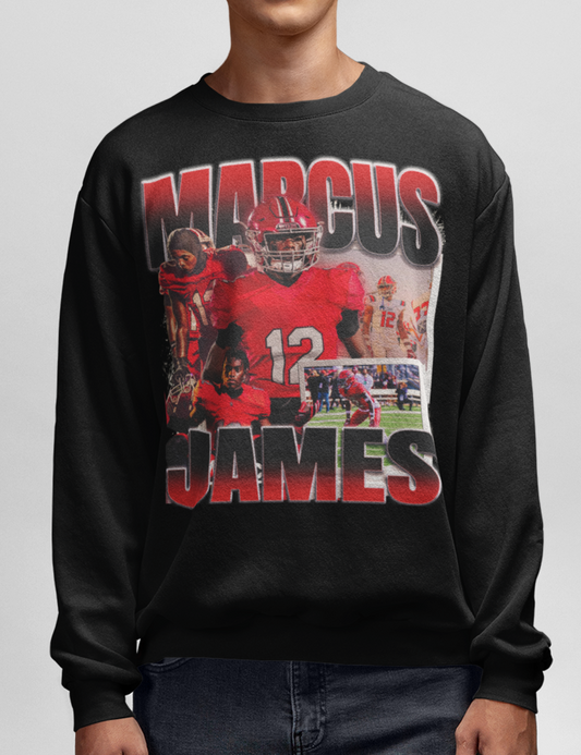 Marcus James  Graphic Crewneck